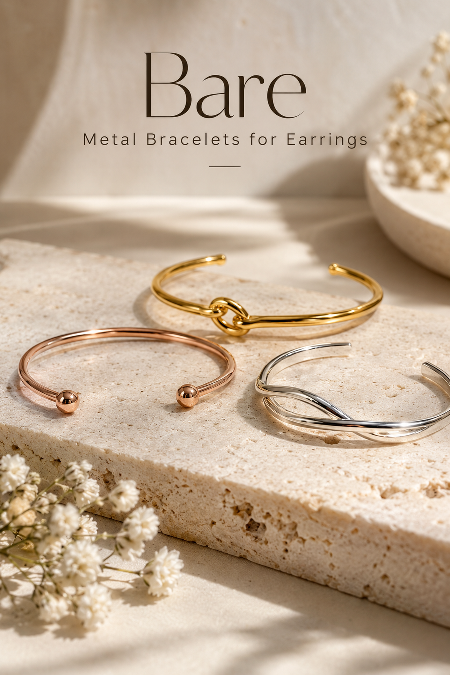 Bare Metal Earrings