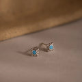 Mara Studs Silver 18K Gold Plated
