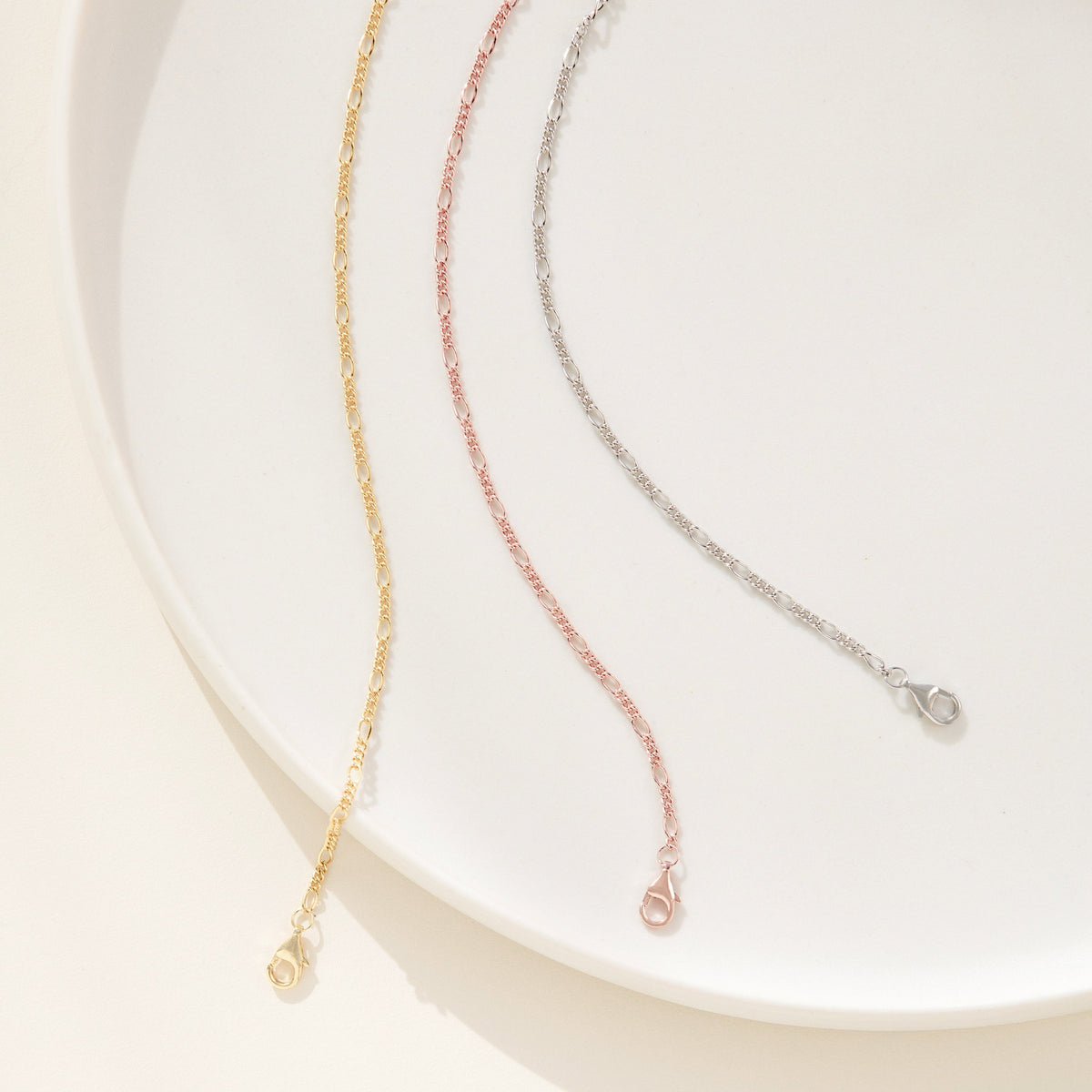 Essential Bracelet Chains Silver 18K Gold Plated