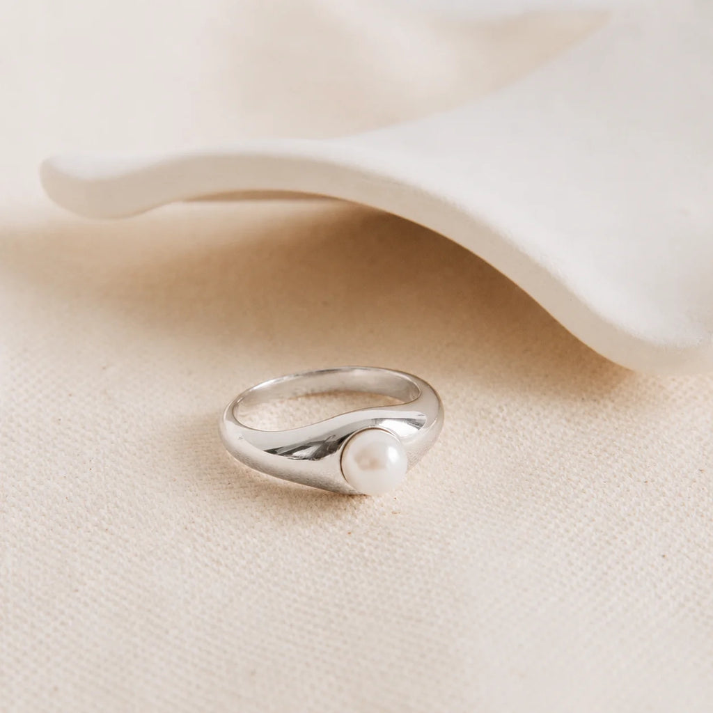 The Penelope Pearl Signet Ring