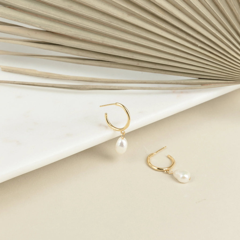 Margot Pearl Hoops