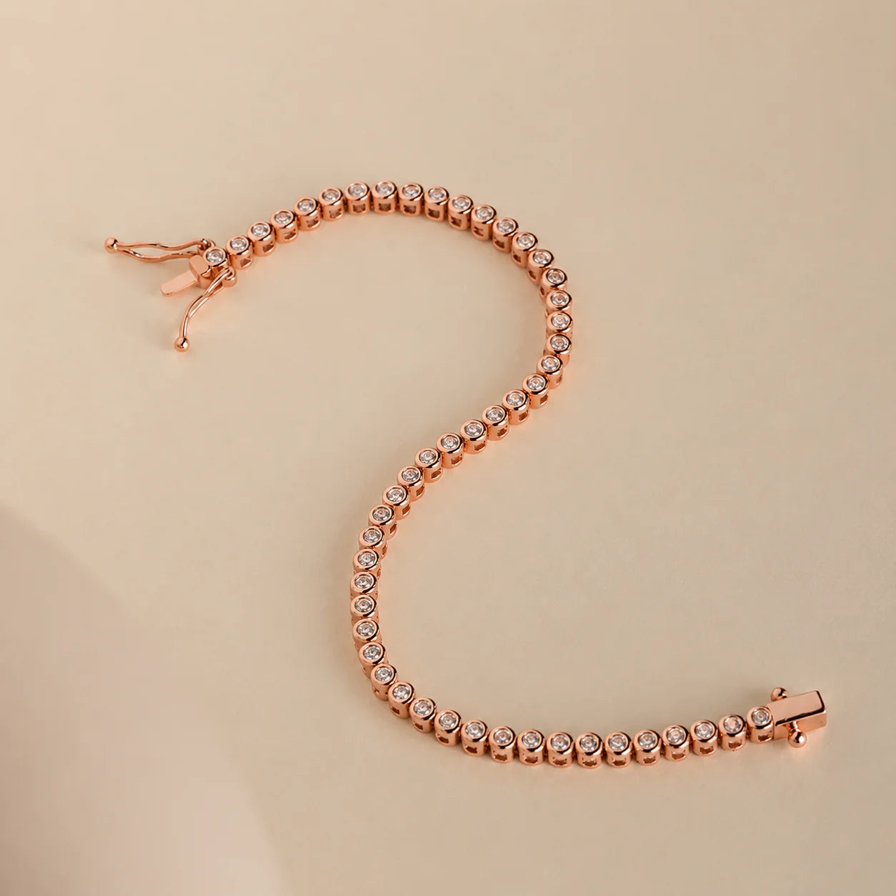 Diamond Bezel Tennis Bracelet