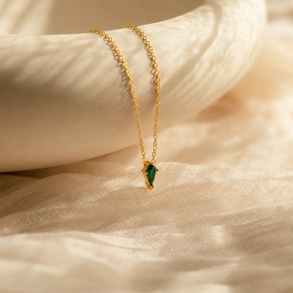 Art Deco Kite Pendant Necklace