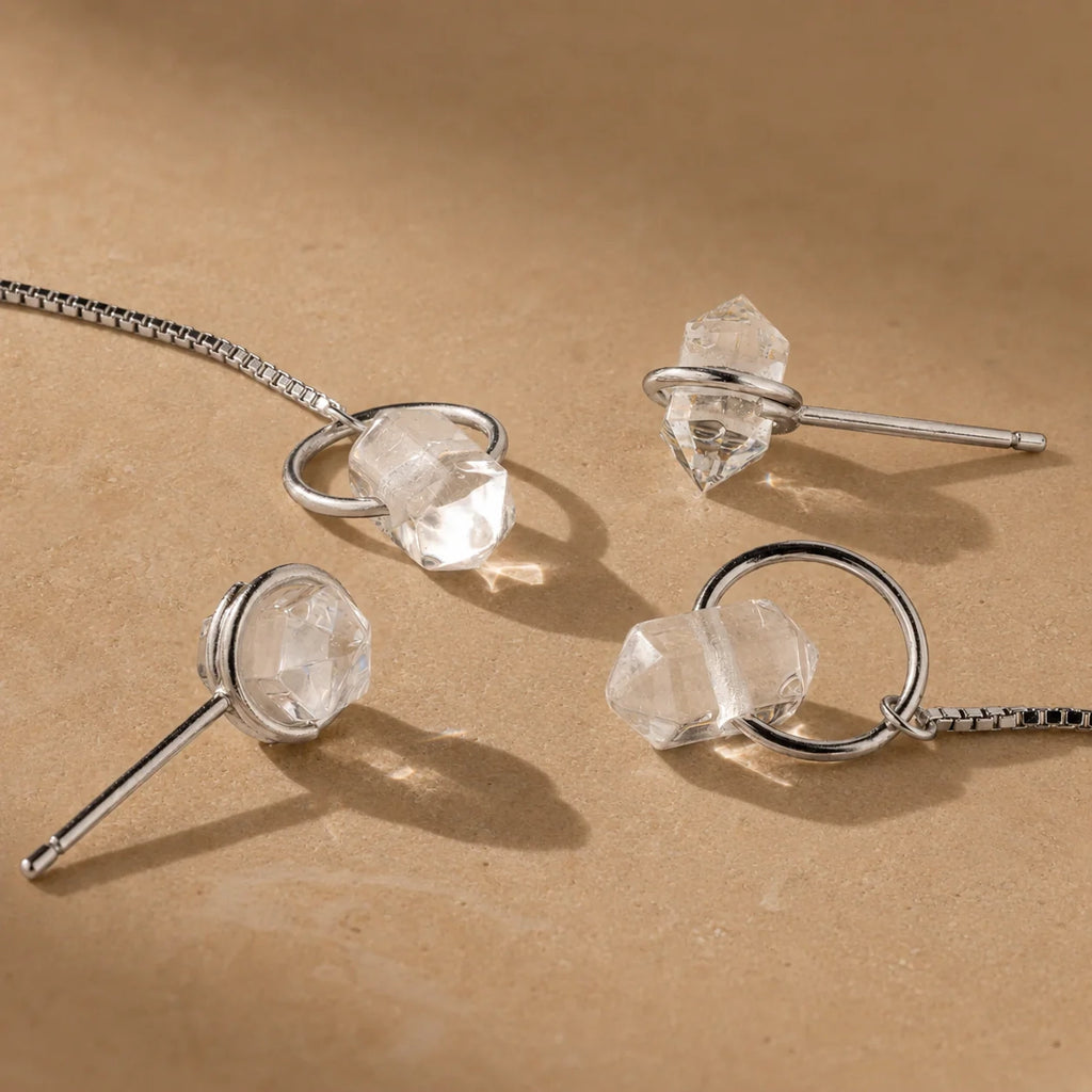 Herkimer Diamond Earrings