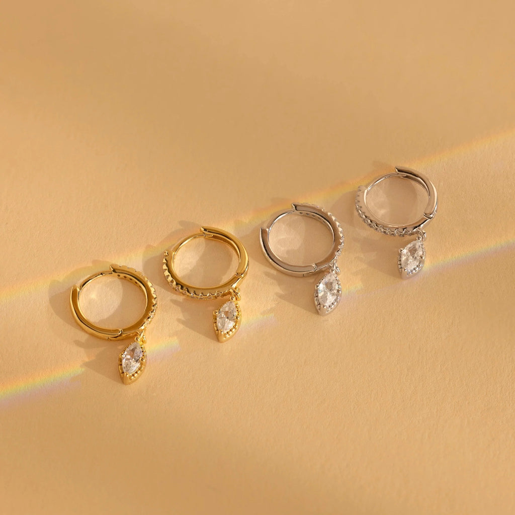 Marquise Glow Huggies