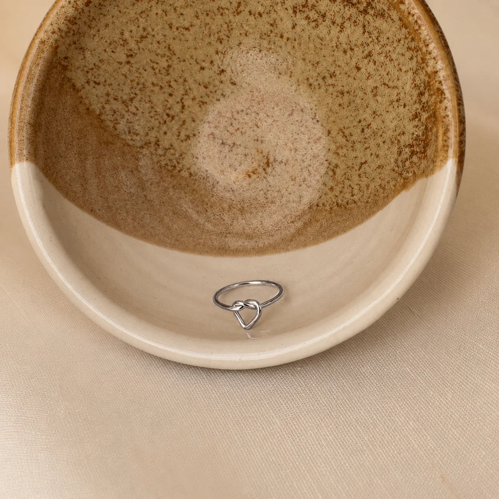 Love Heart Knot Ring