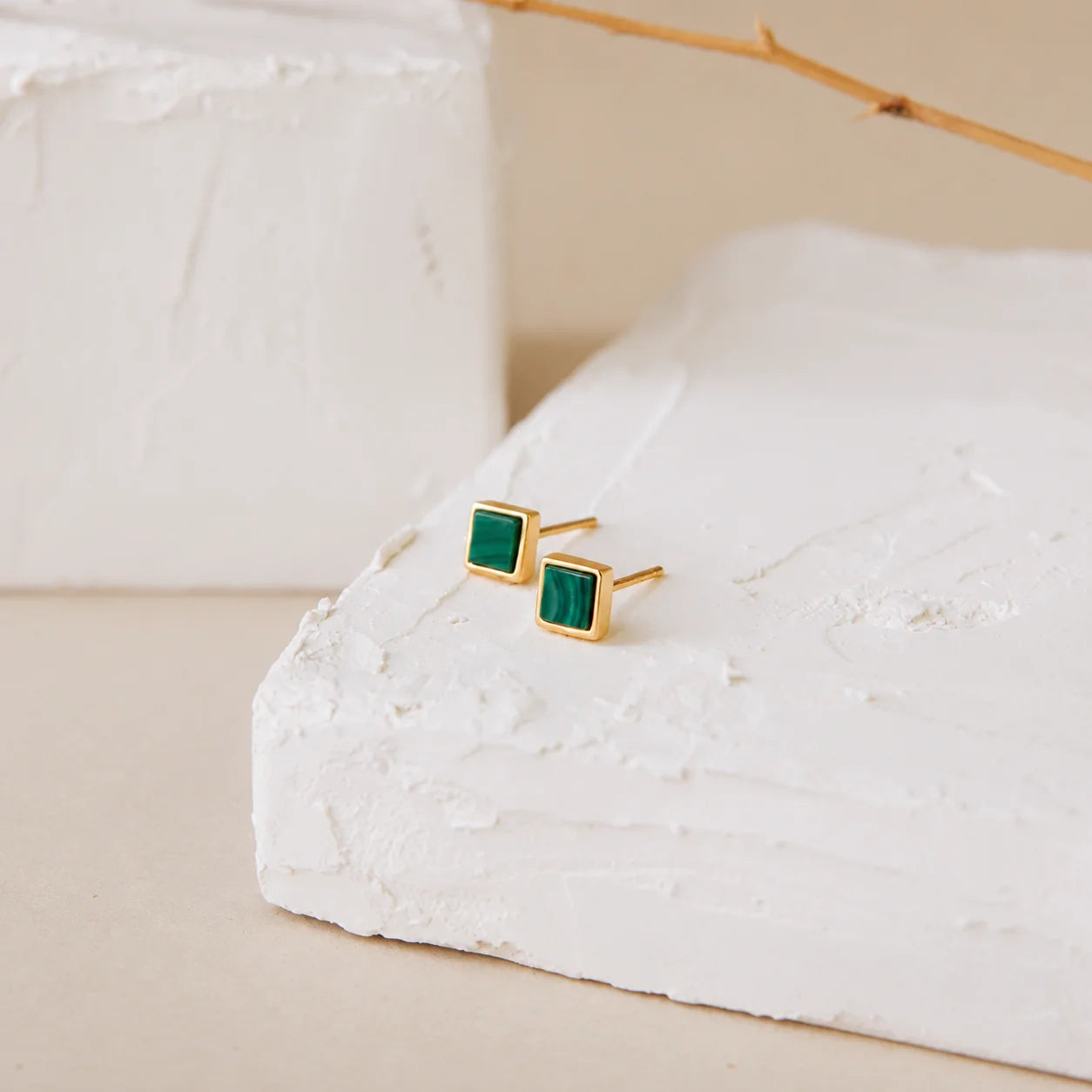 Malachite Studs