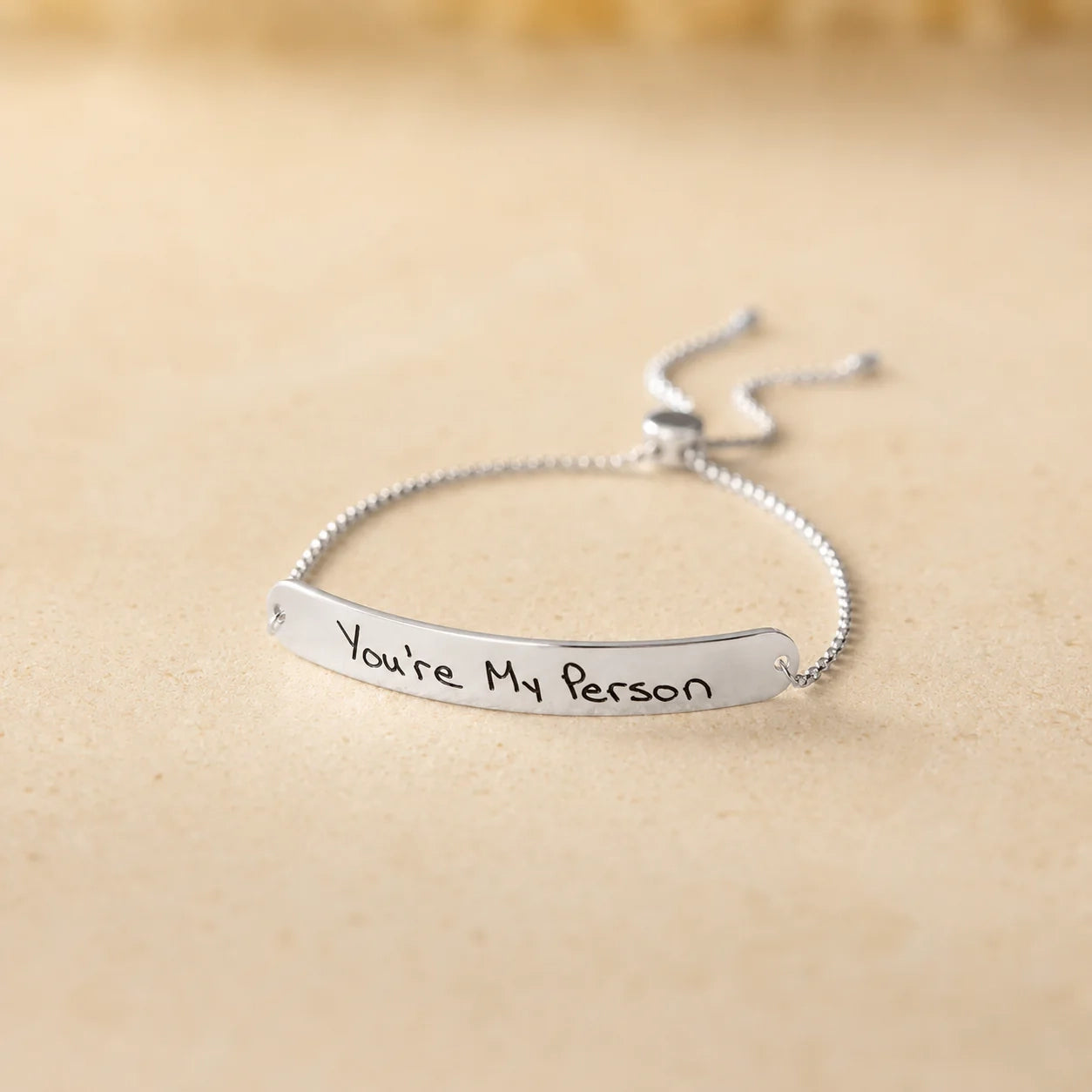 Slider Handwriting Bracelet