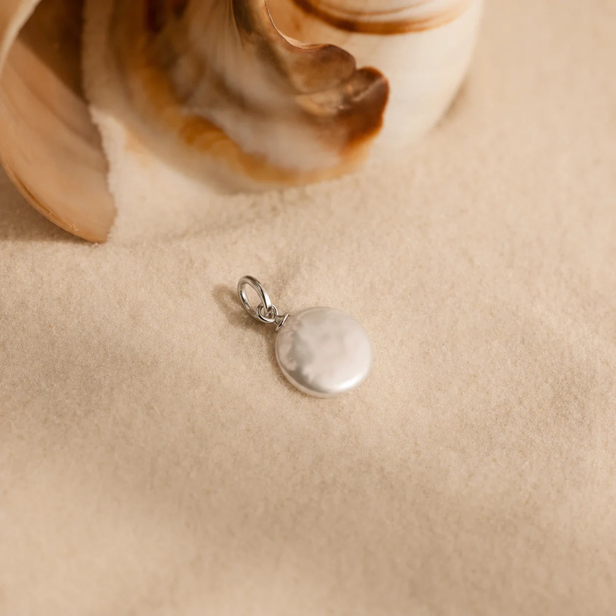 Round Pearl Charm