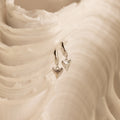 Shark Tooth Huggies Silver 18K Gold Plated