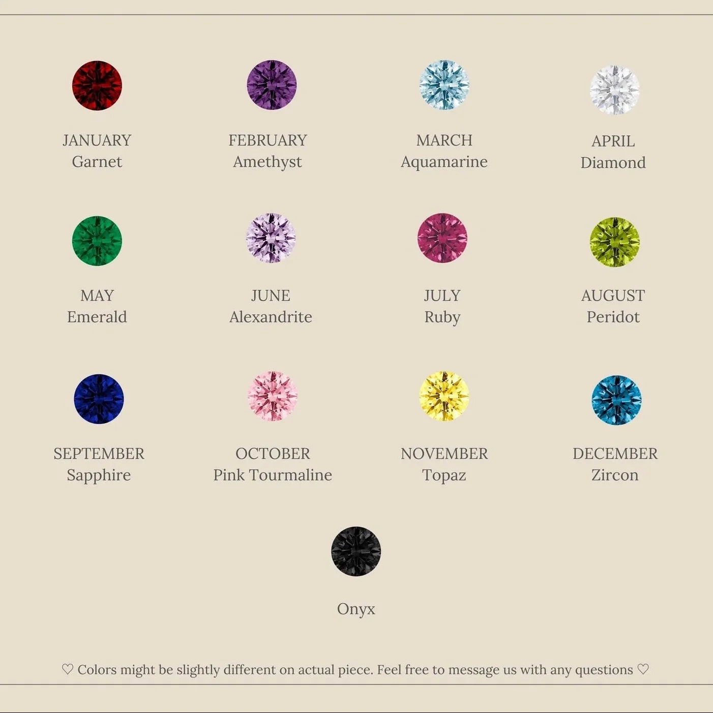Brilliant Custom Birthstone Pendant Necklace