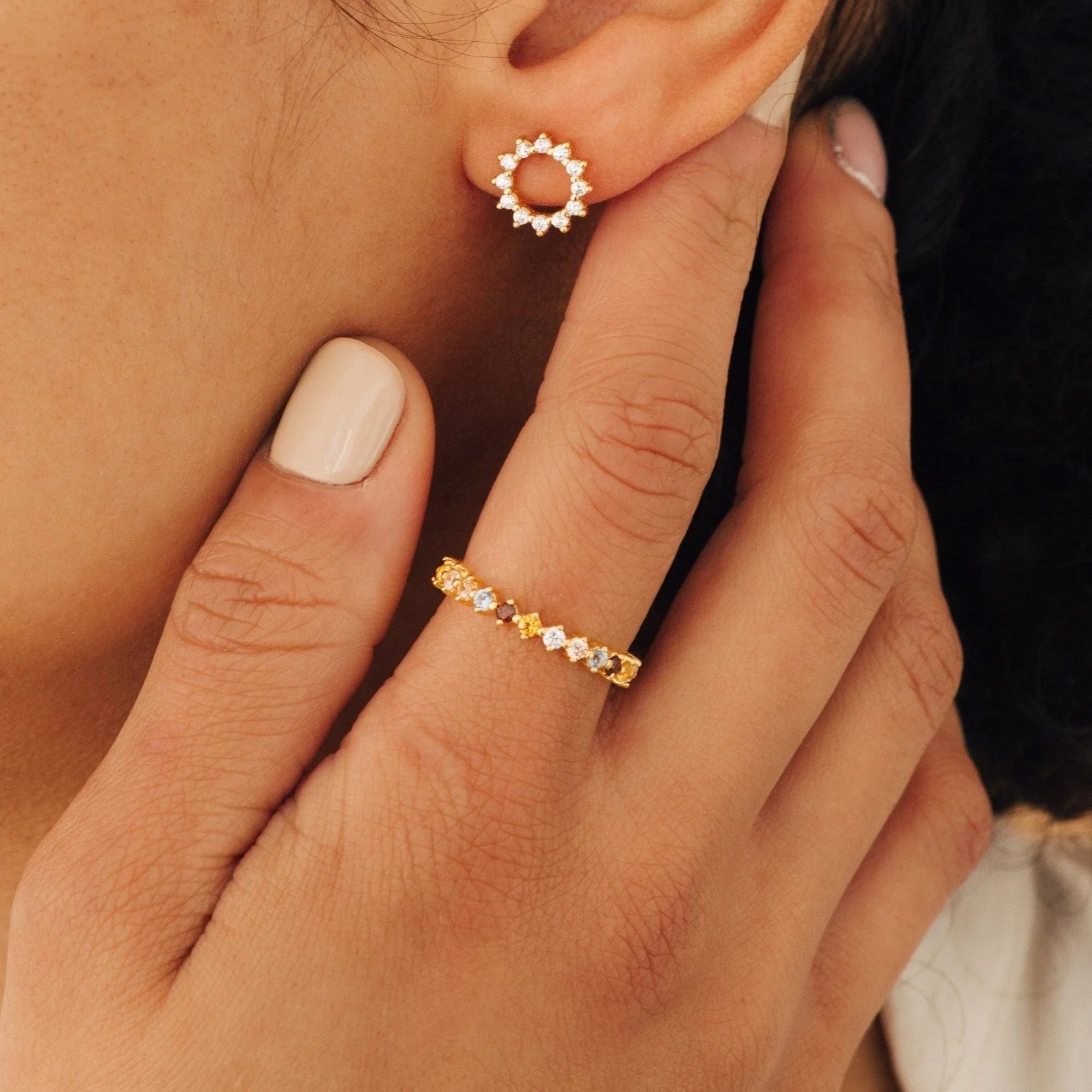 The Rainbow Crystal Ring