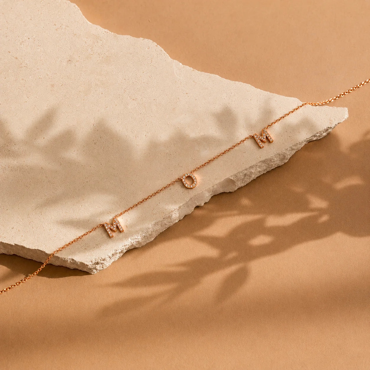 Pave Mom Necklace