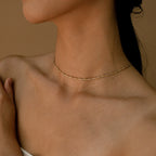 Alice Thin Snake Chain Silver 18K Gold Plated