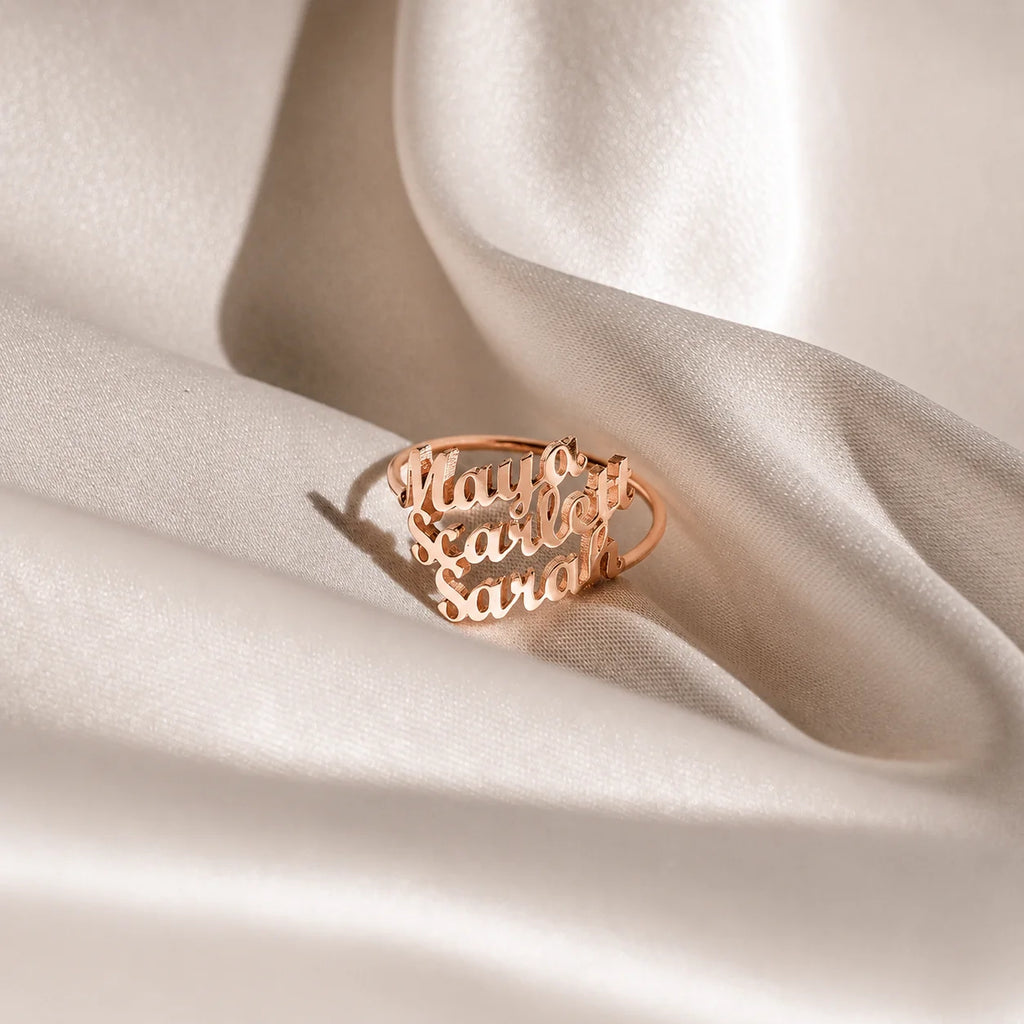London Multiple Name Ring