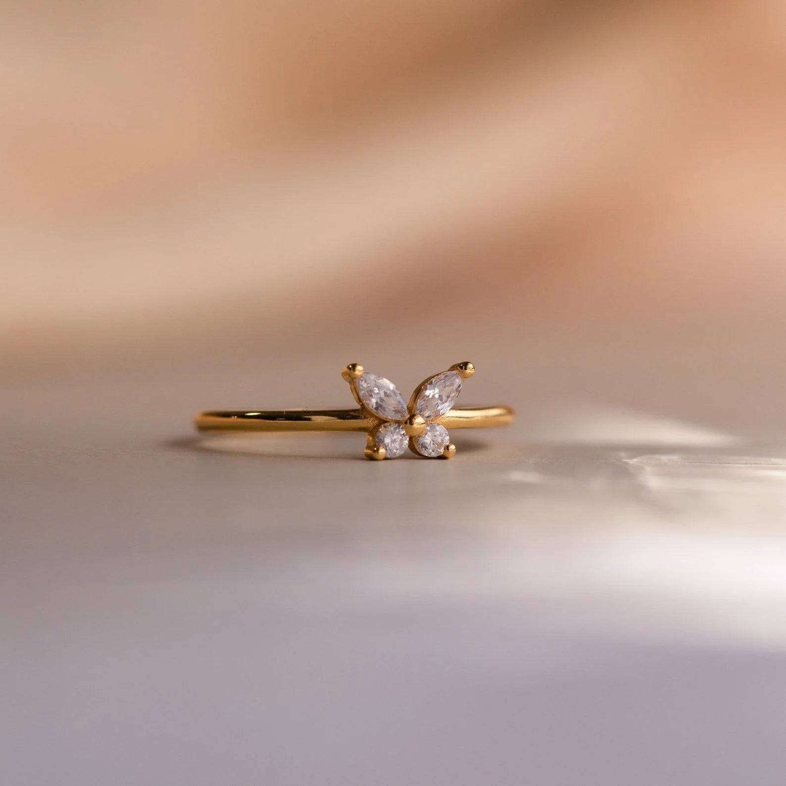 Mariposa Butterfly Promise Ring