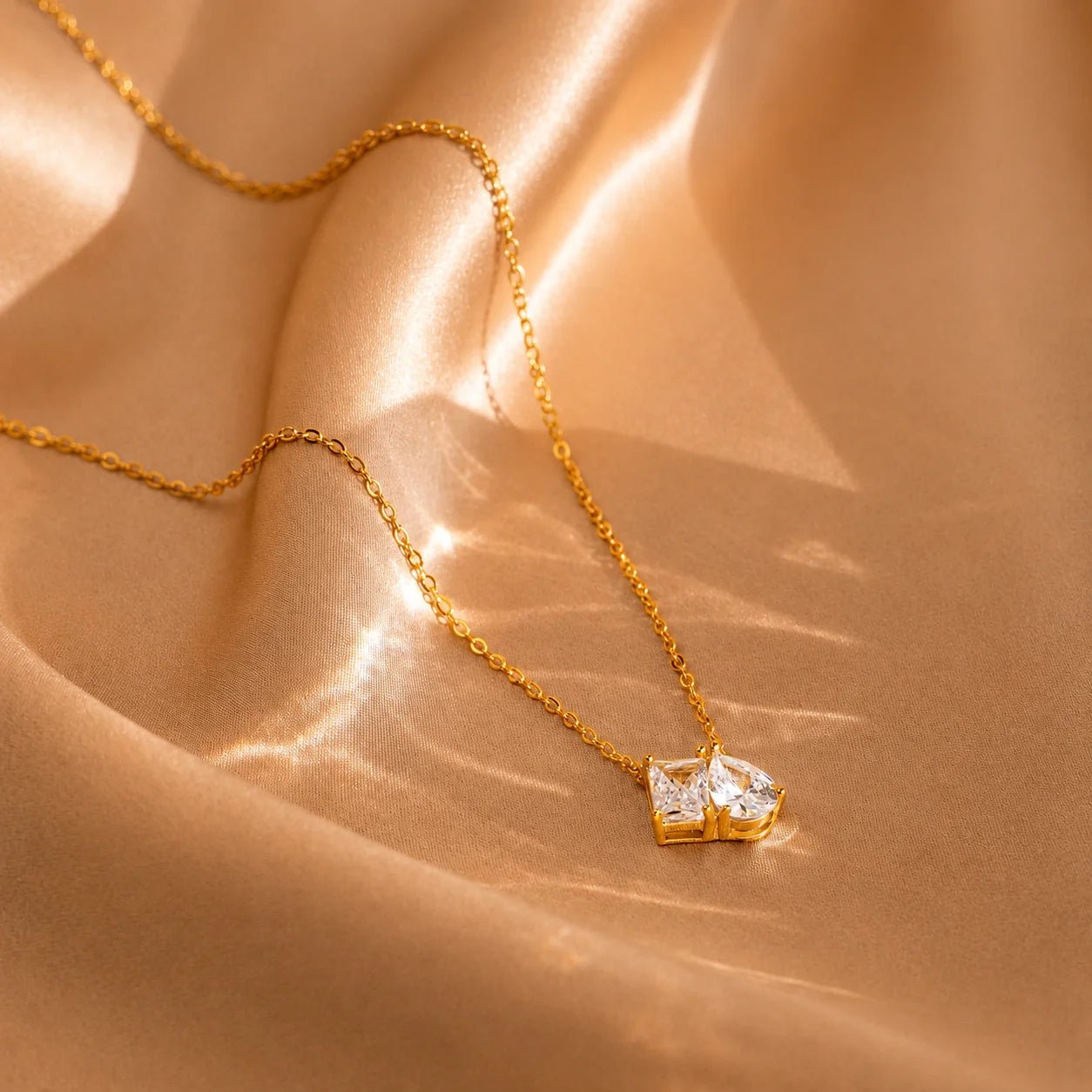 Toi et Moi Diamond Necklace