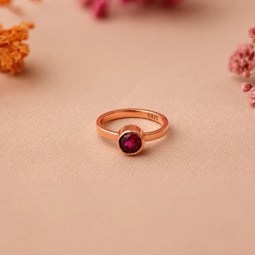 Birthstone Signet Ring