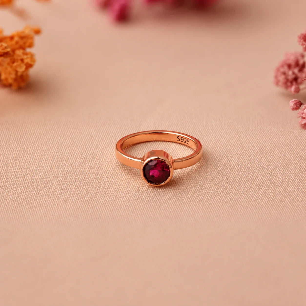 Birthstone Signet Ring