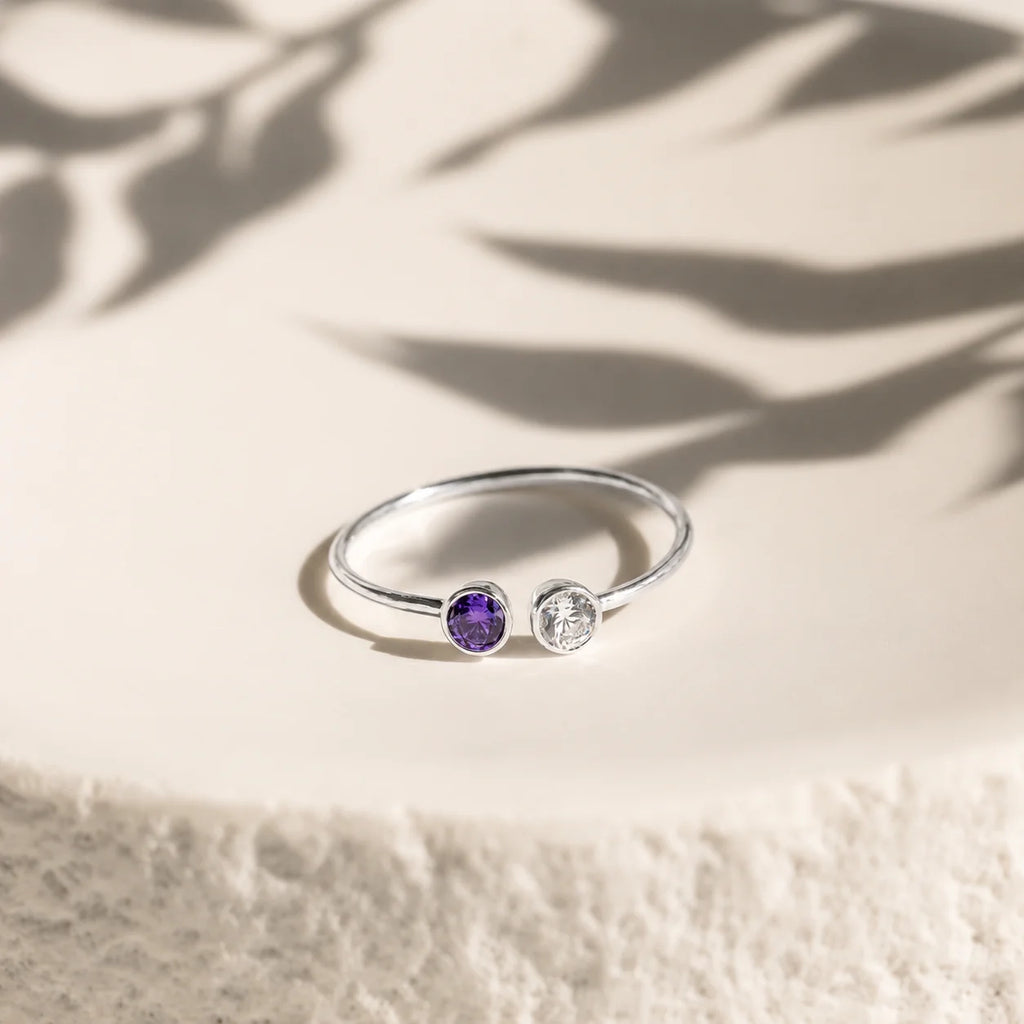 Dual Birthstone Ring