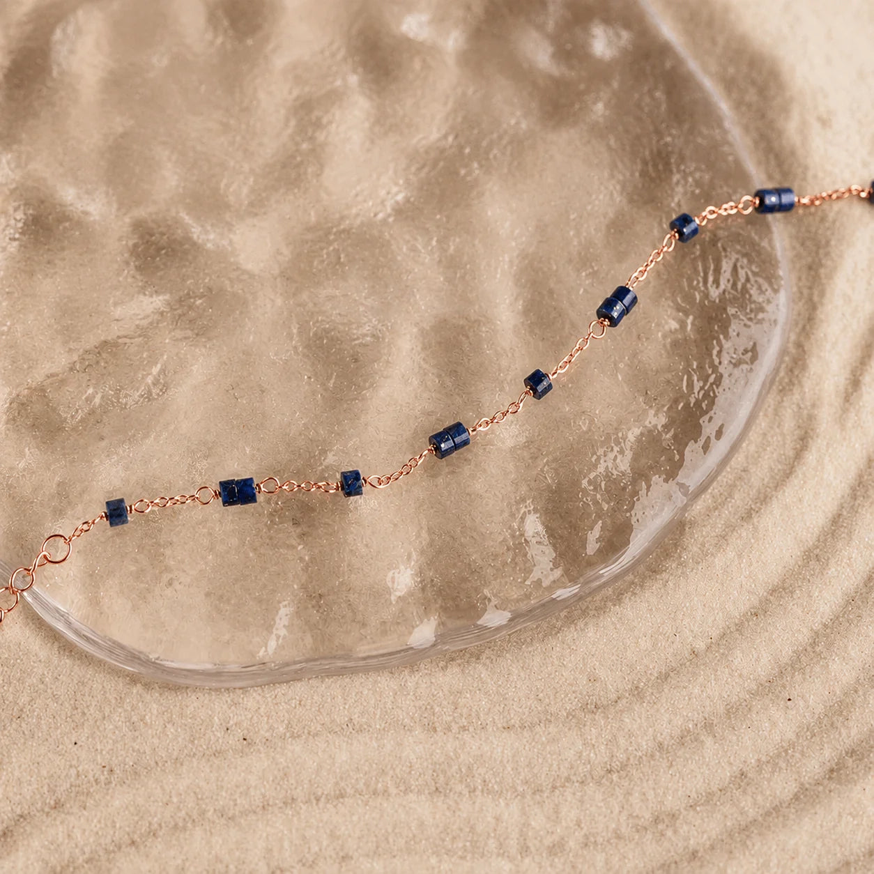 Azul Deep Blue Beaded Bracelet