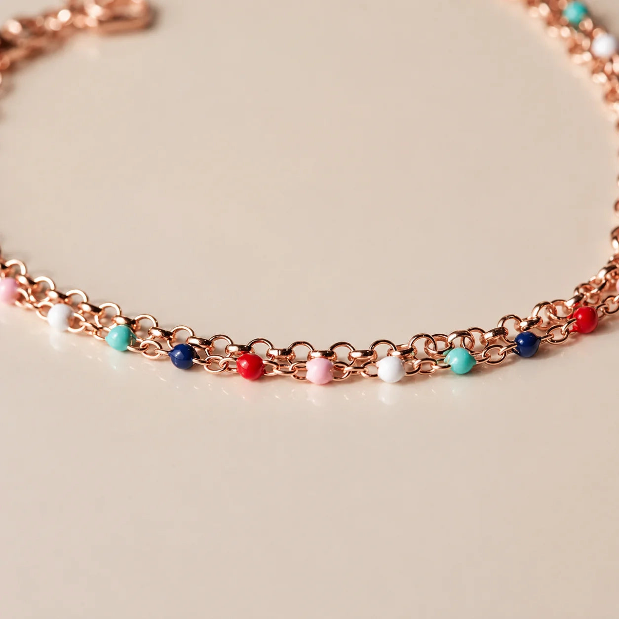 Rainbow Beaded Bracelet