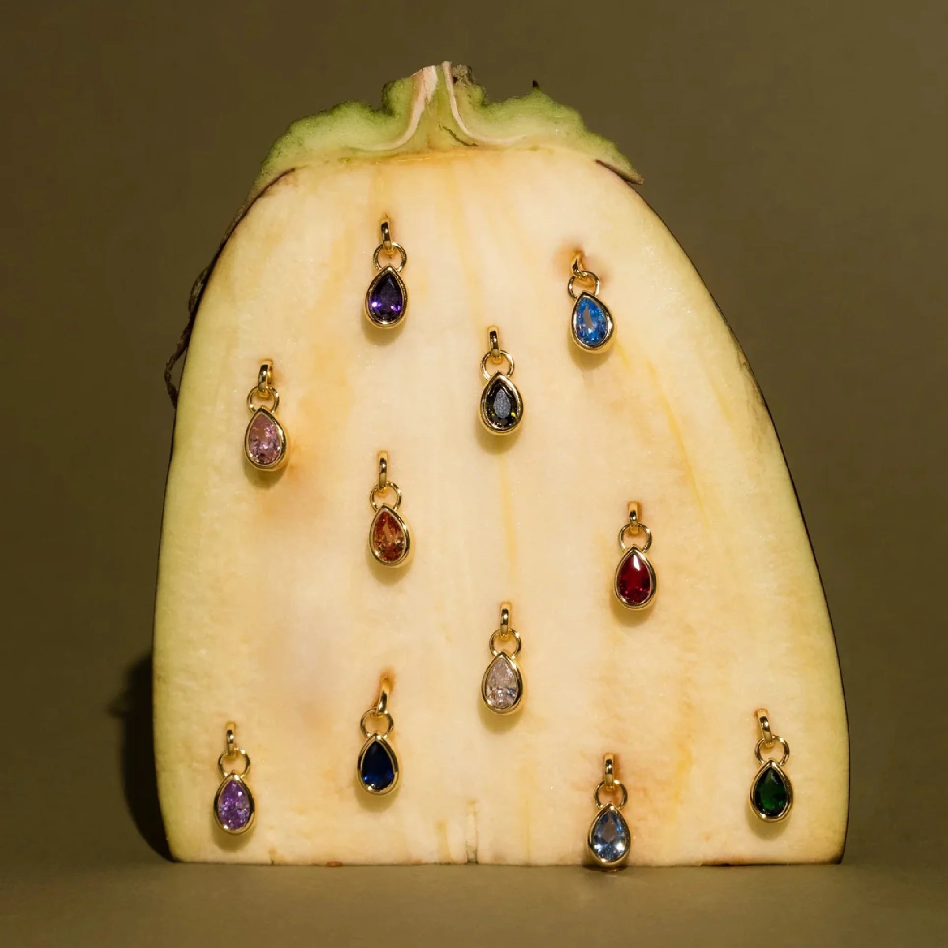 Alexandrite Tear Charm