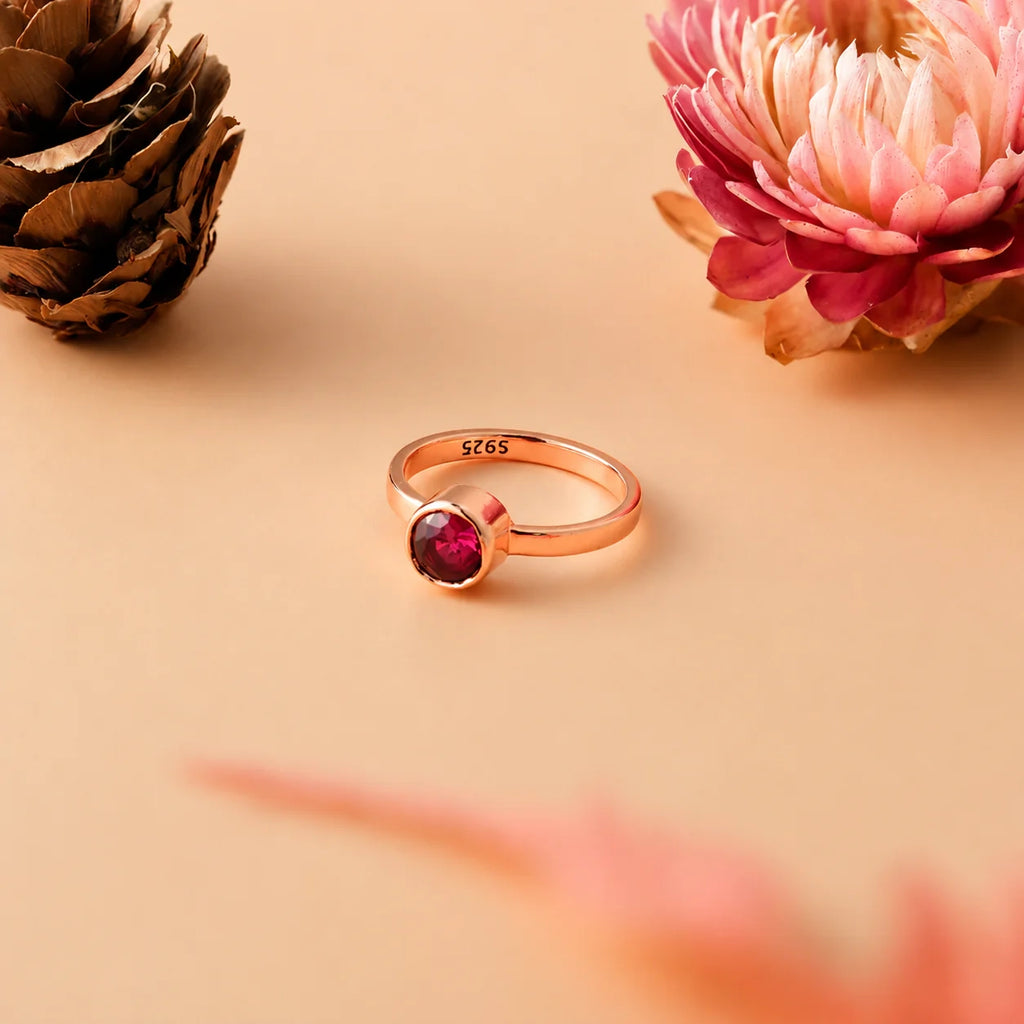 Birthstone Signet Ring