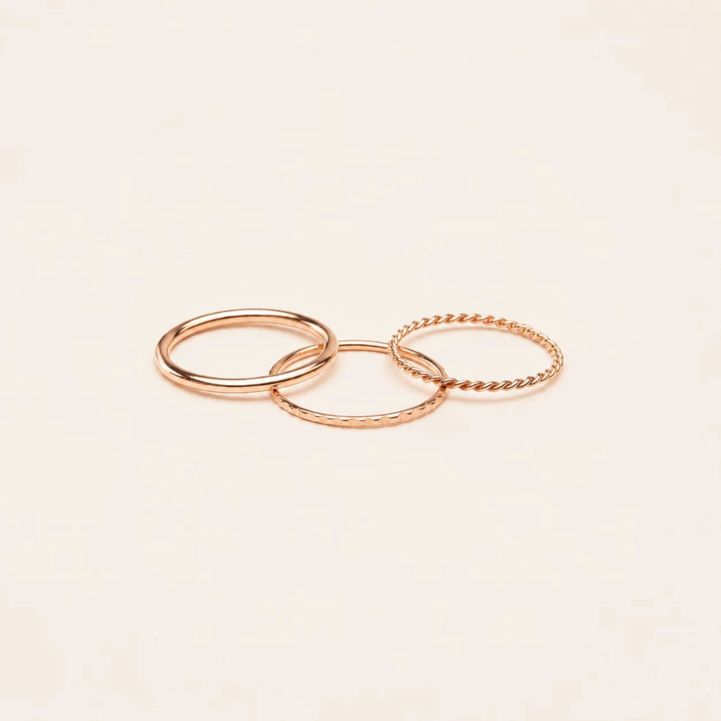 The Thin Stacking Rings Set