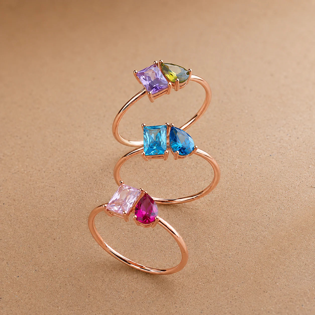 The Toi et Moi Birthstone Ring