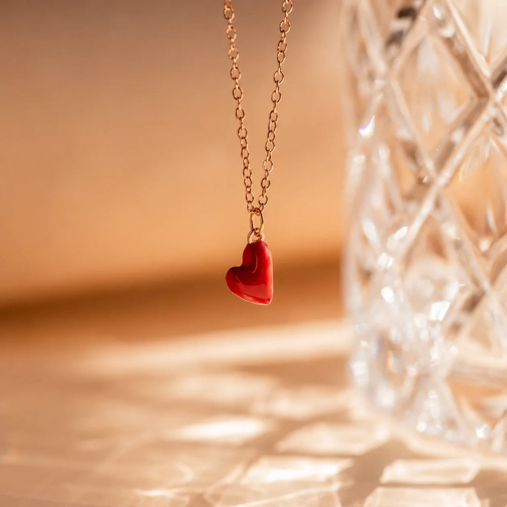Little Red Heart Necklace