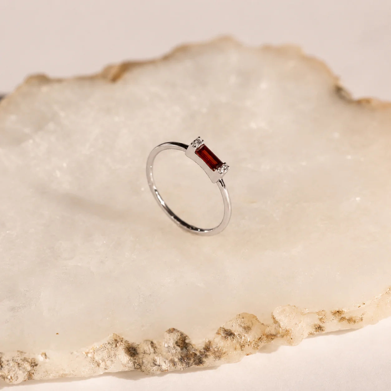 Empire Garnet Ring