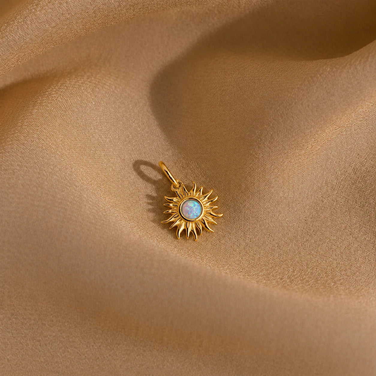 Celestial Opal Sun Charm