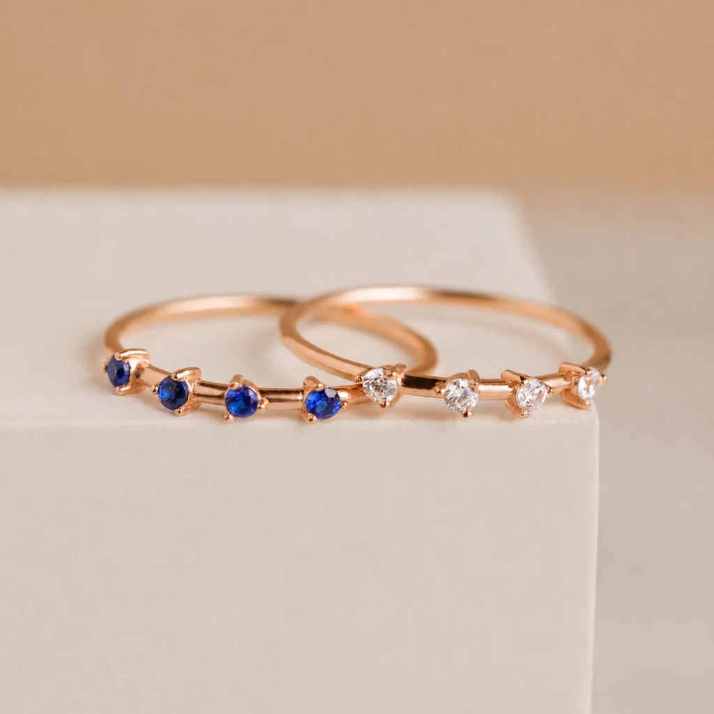 Dainty Multi-Stone Birthstone Ring