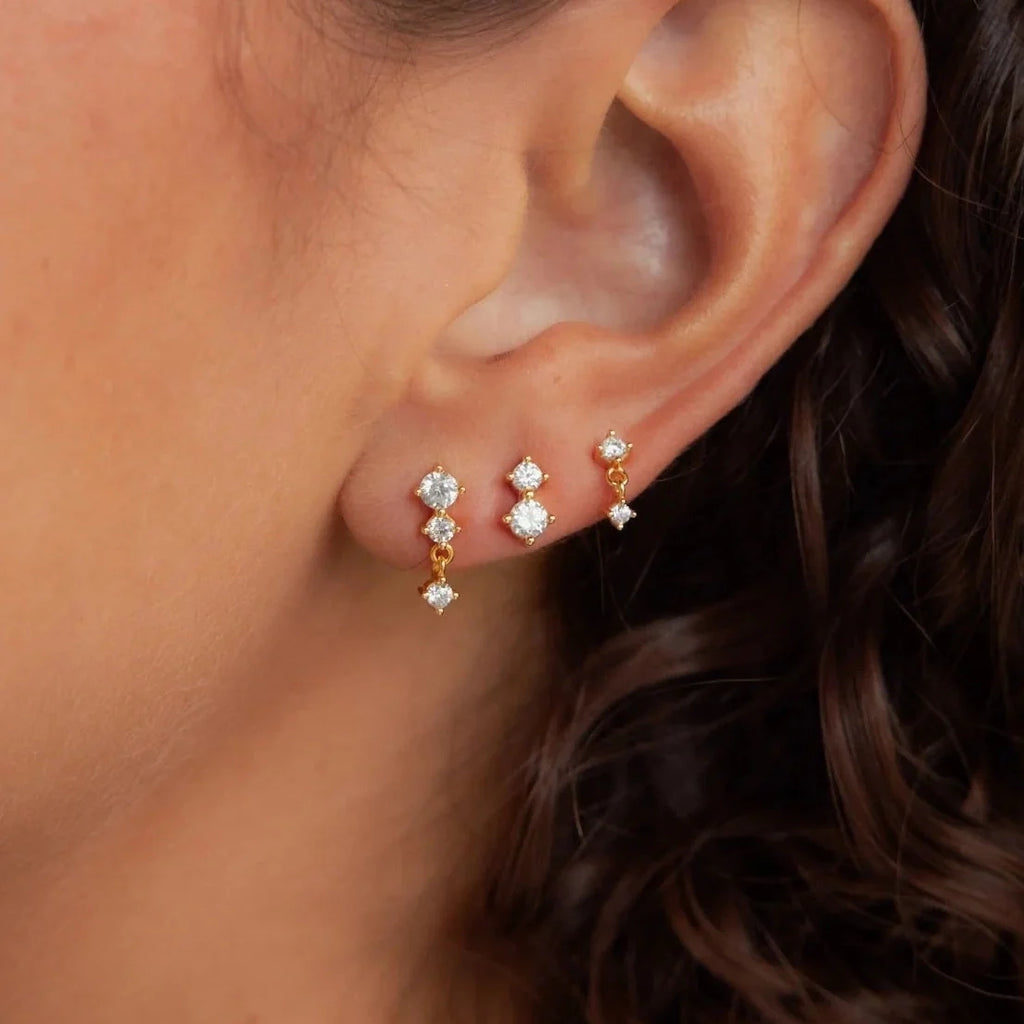 Aurora Trio Studs