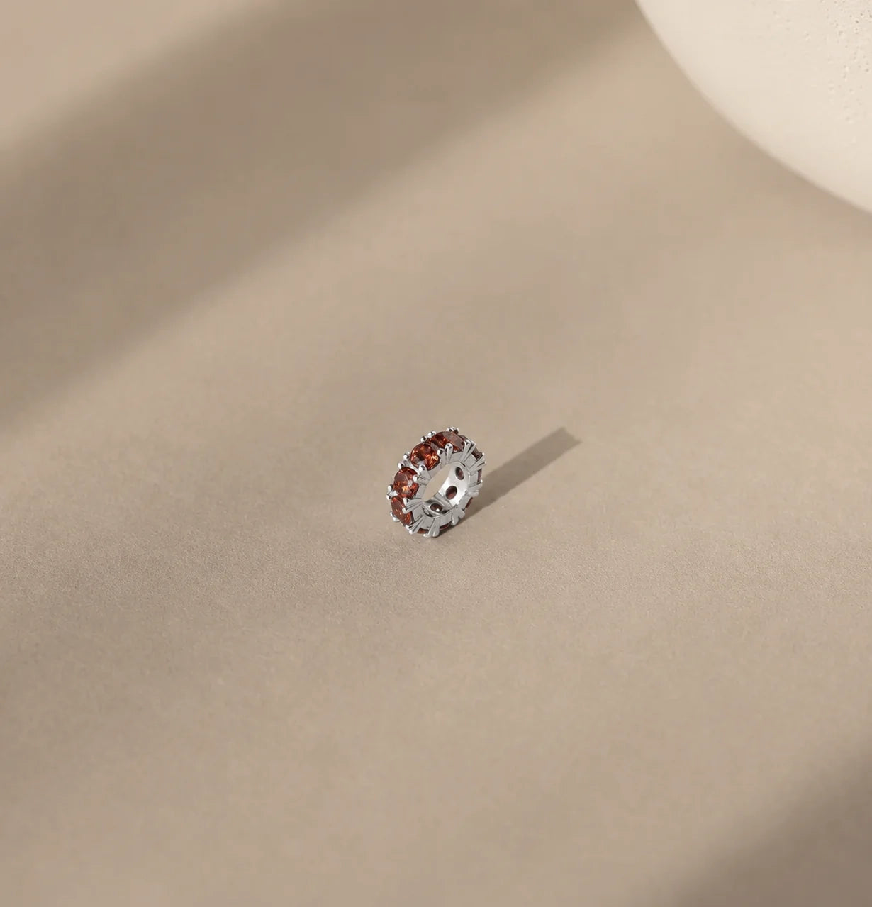 Garnet Eternity Charm