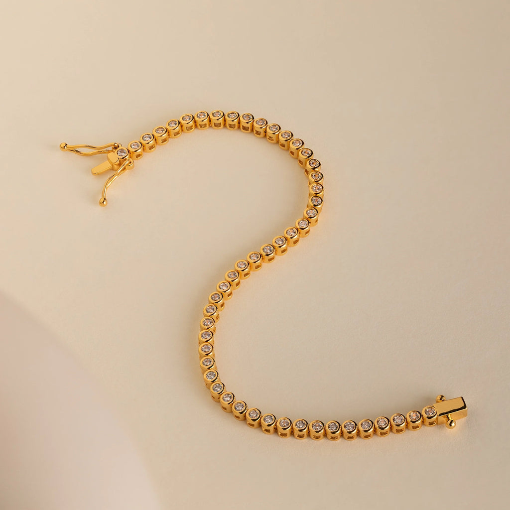 Diamond Bezel Tennis Bracelet