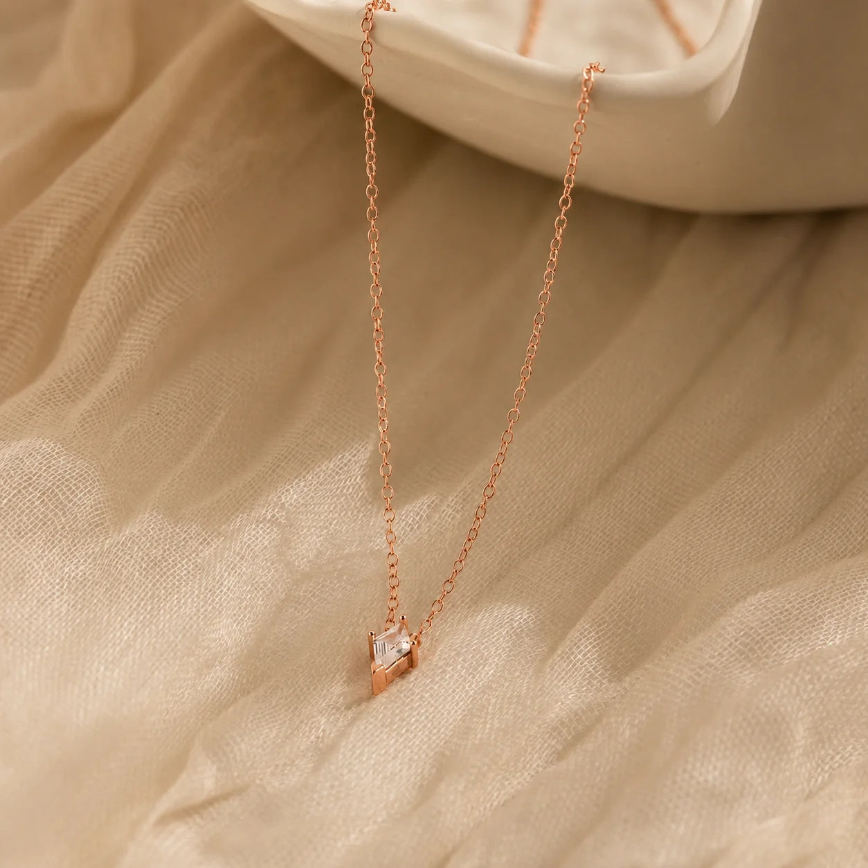 Art Deco Kite Pendant Necklace