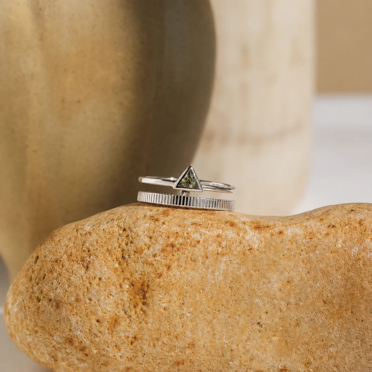 Jaida Peridot Duo Ring