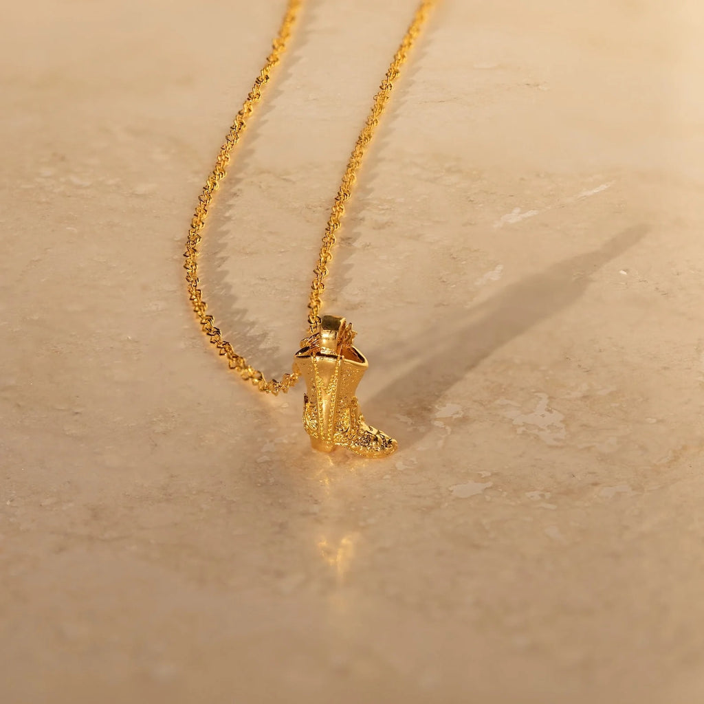 Cowboy Boot Necklace