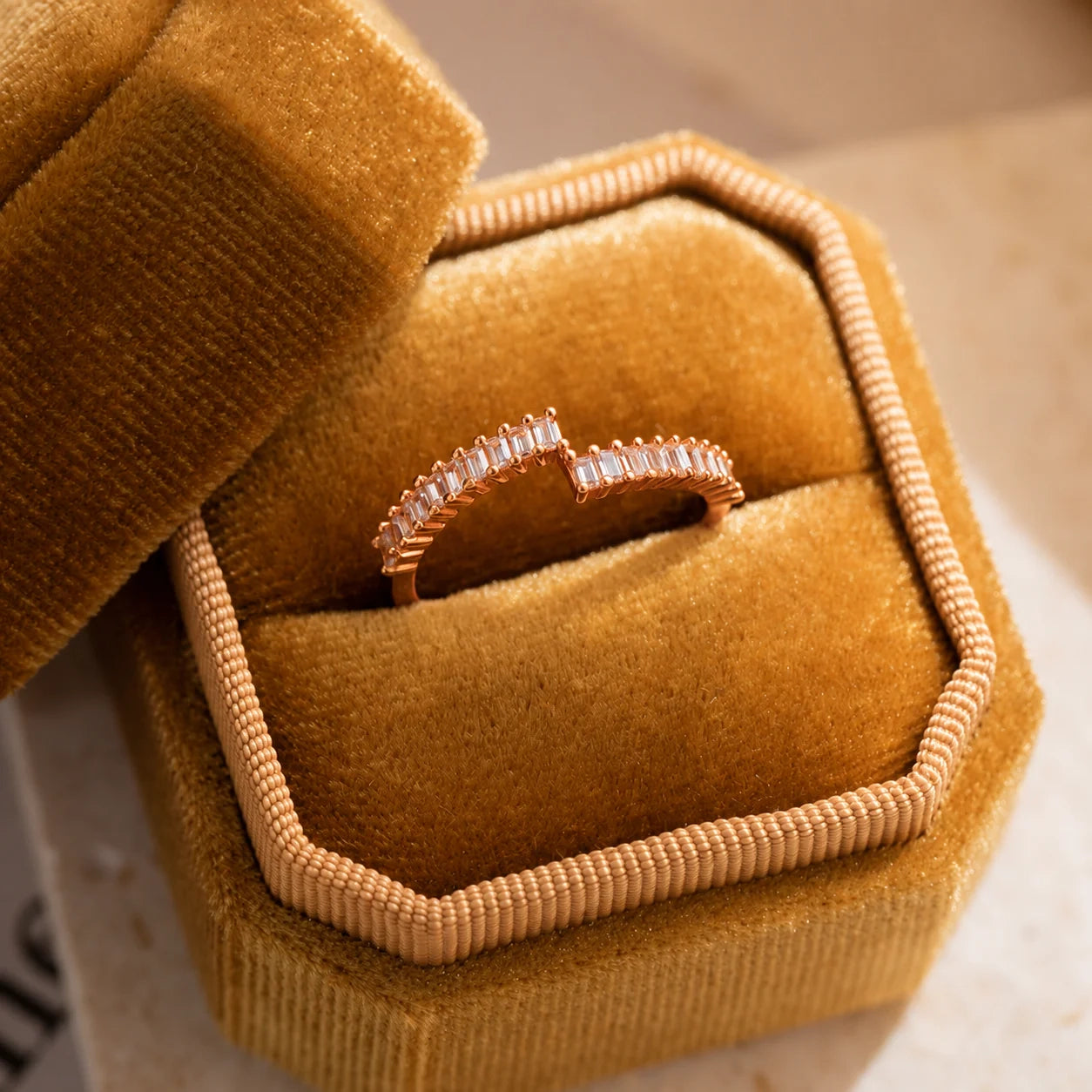Elora Baguette Wrap Ring