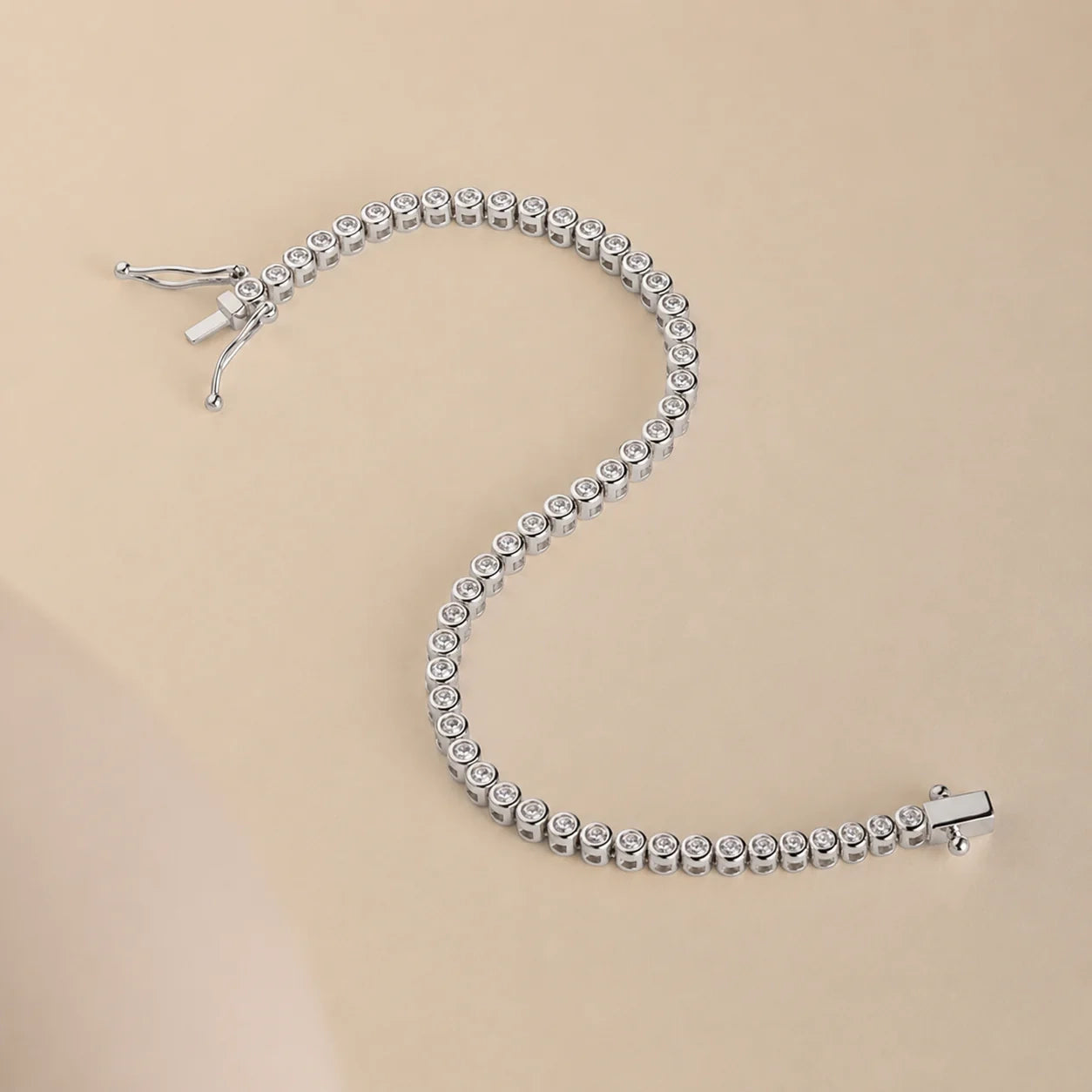Diamond Bezel Tennis Bracelet