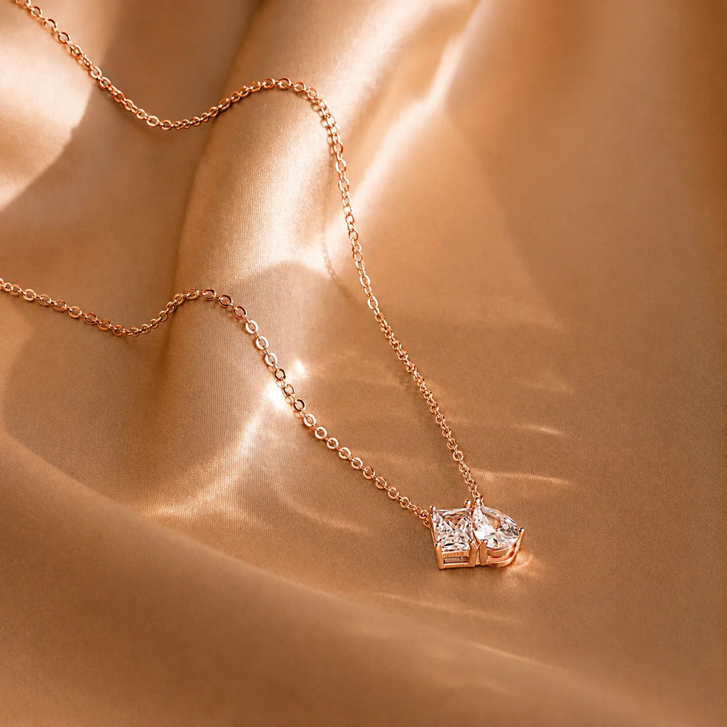 Toi et Moi Diamond Necklace
