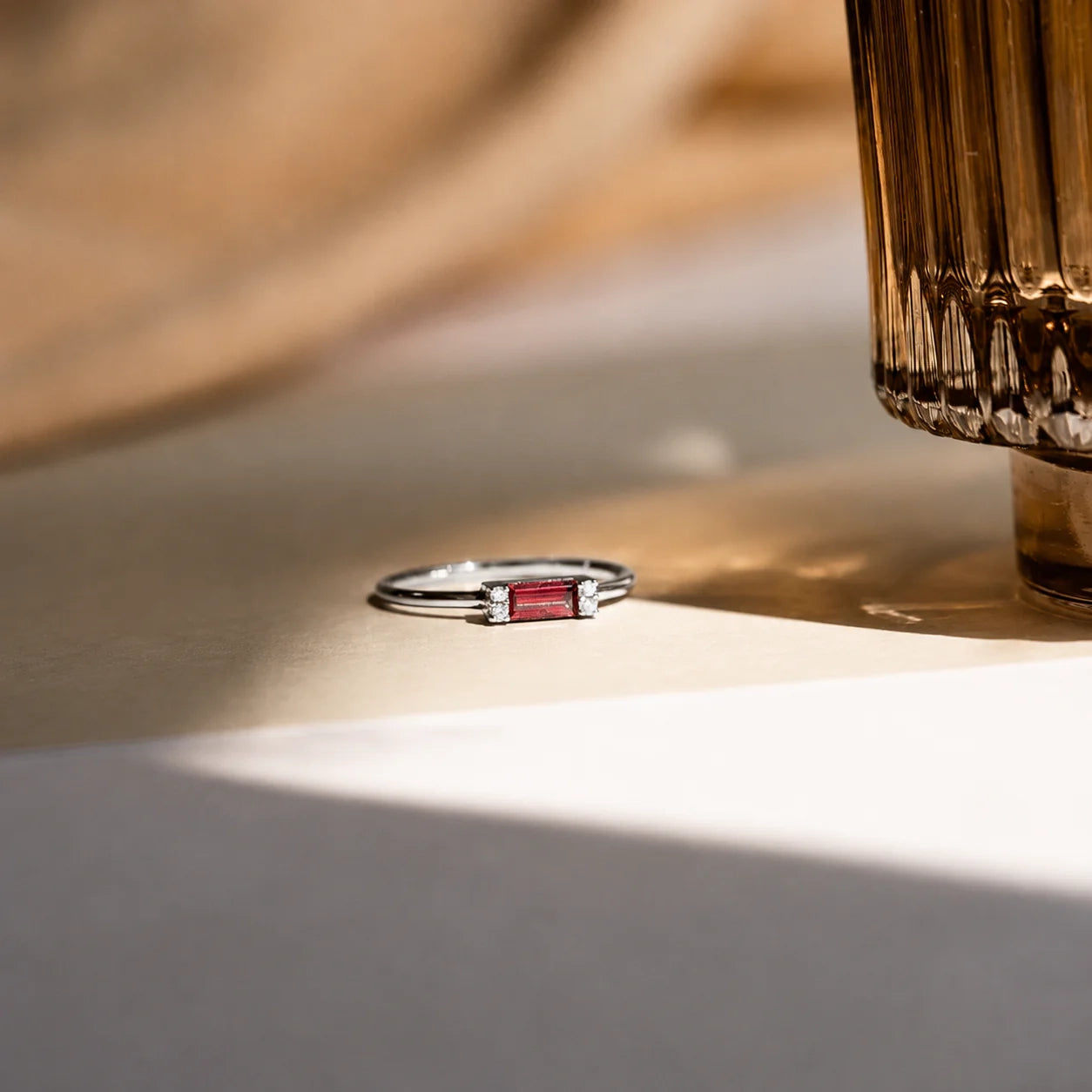 Empire Garnet Ring