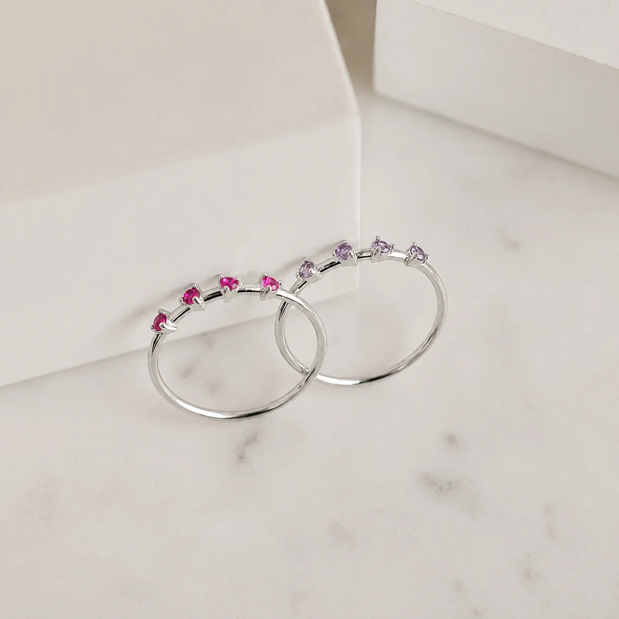Dainty Multi-Stone Birthstone Ring