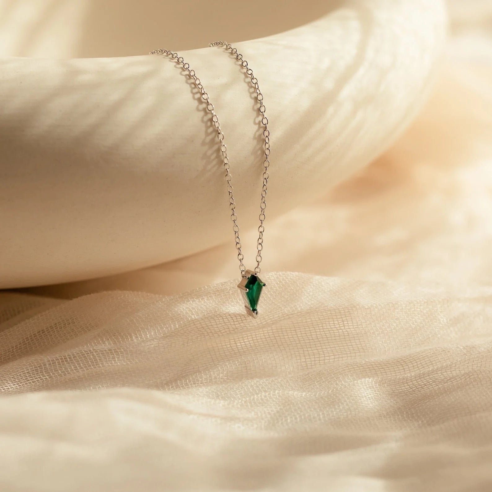 Art Deco Kite Pendant Necklace