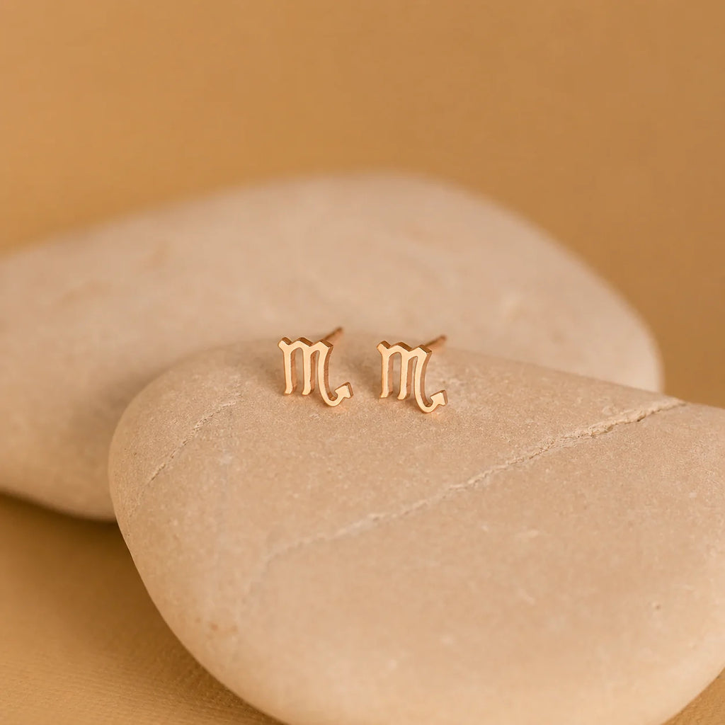 Tiny Zodiac Studs