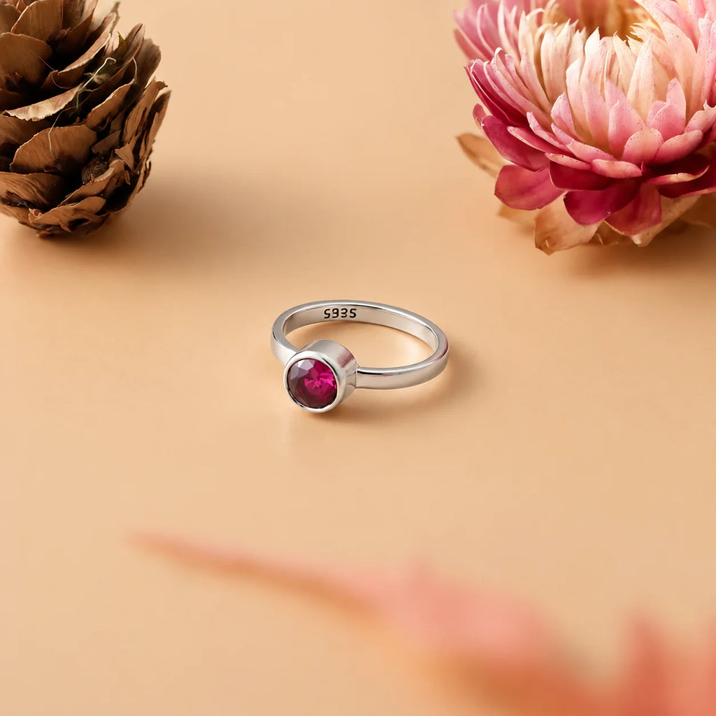 Birthstone Signet Ring
