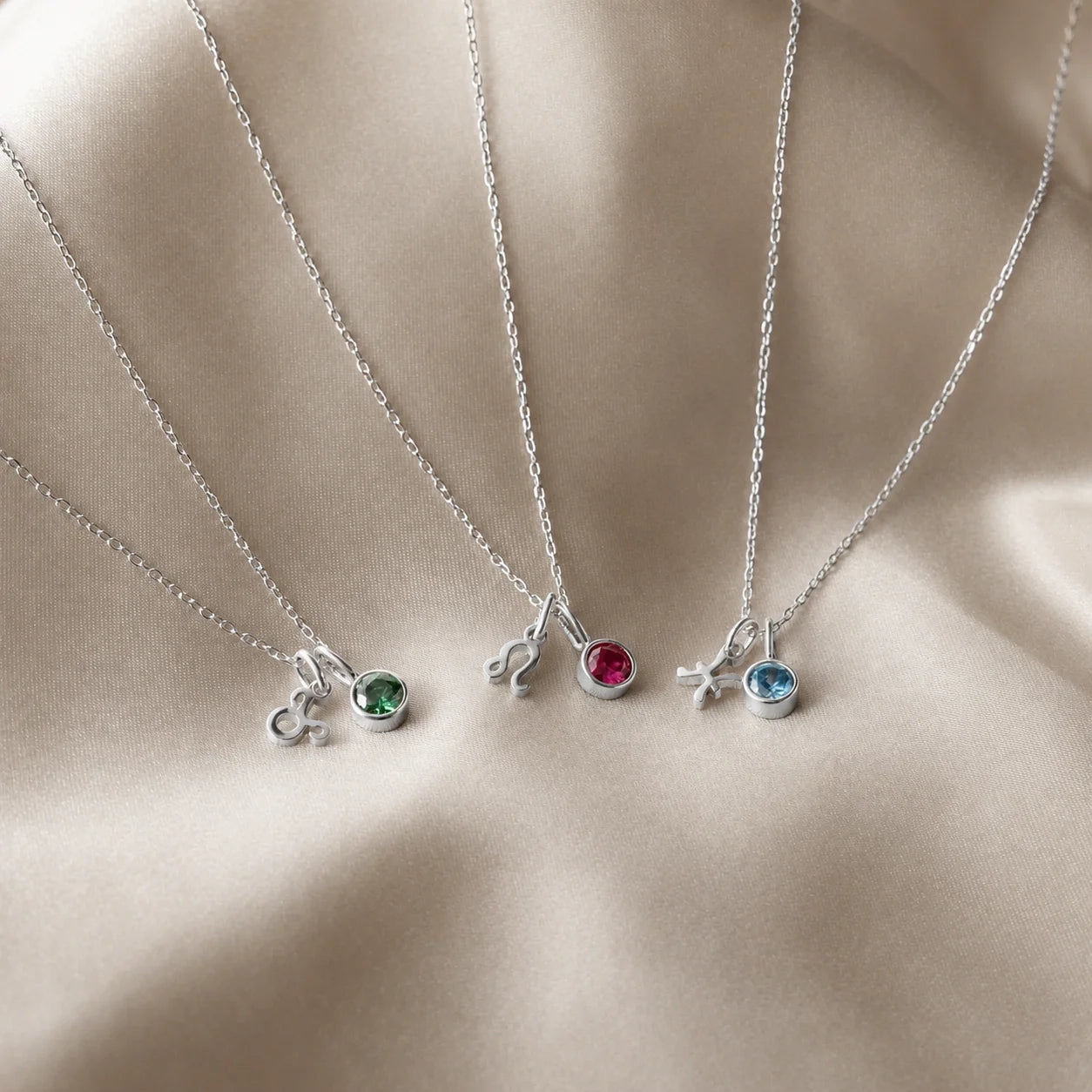 Zodiac Birthstone Necklace