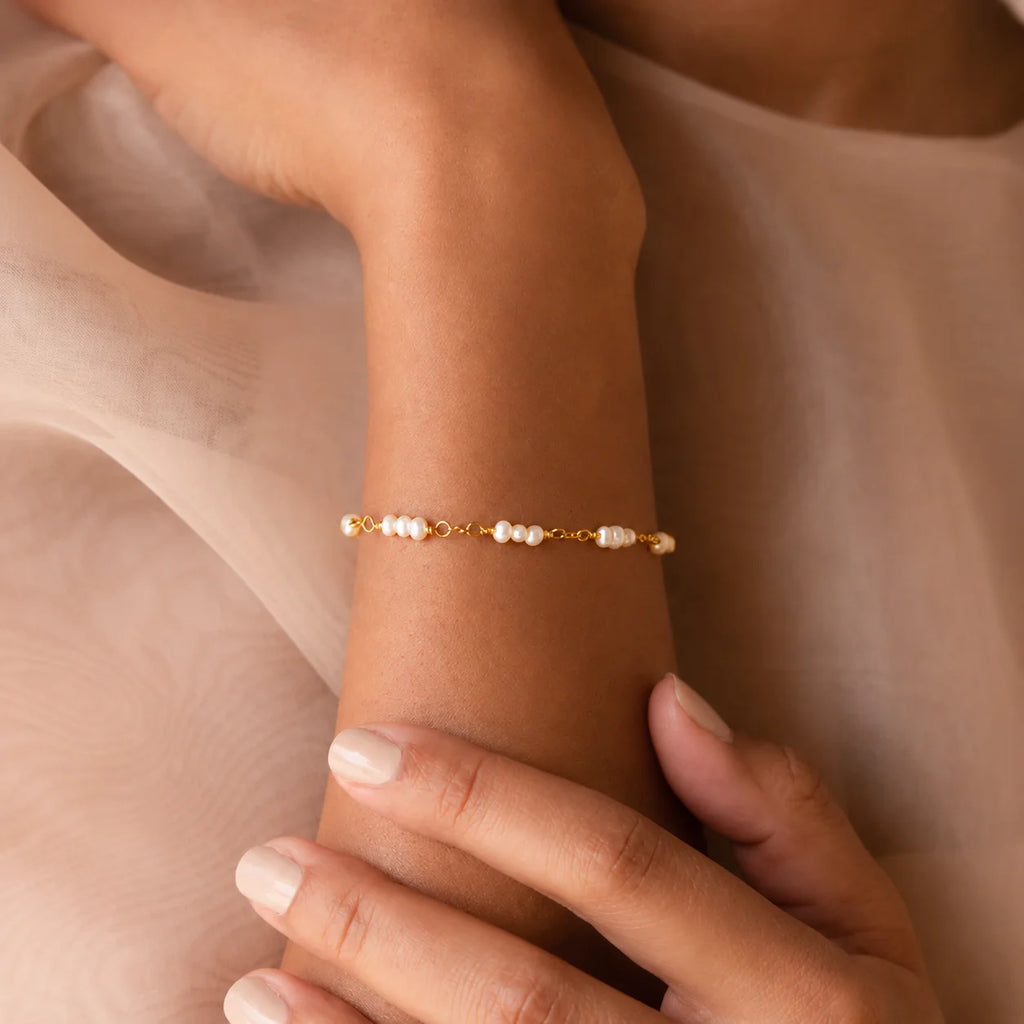 Hali Pearl Station Bracelet